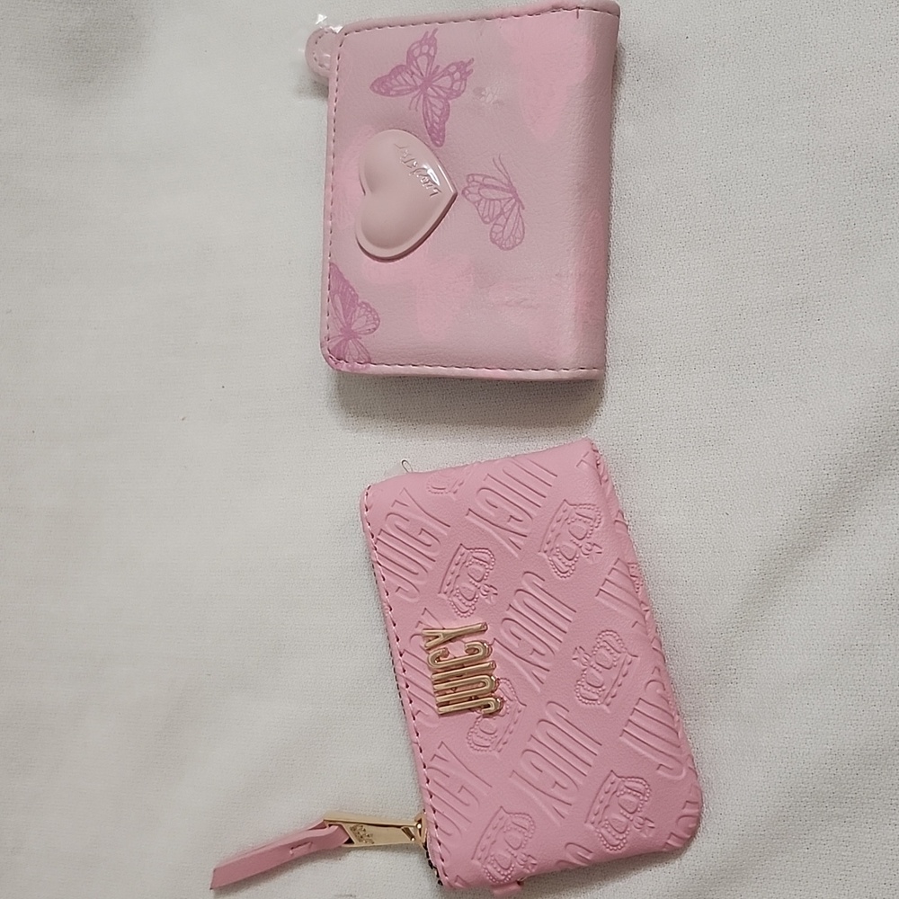 NWT/NWOT Juicy Couture Coin Pouch and Betsey Johnson Wallet